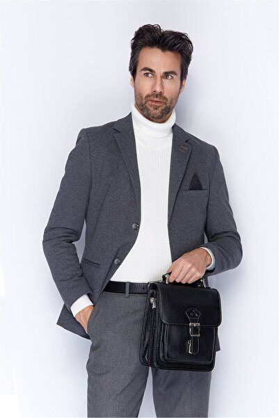 Aka Deri Leather Black Hand and Shoulder Bag 204 2