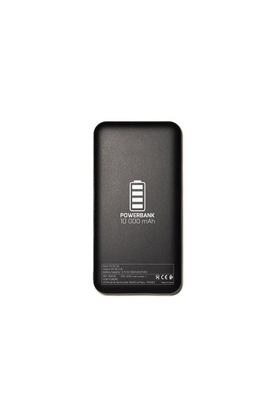 PORT DESIGNS Acumulator Extern Port Designs 10000 mAh, Subtire, USB-C, USB-A, micro-USB, 2A, Li-Polymer, Negru