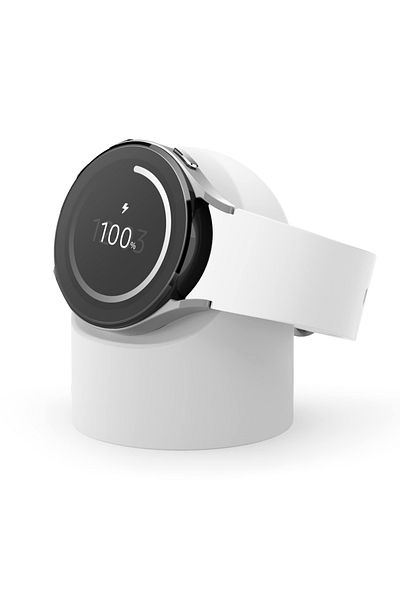 OULXZ 6 6Pro WHITE Suitable for Samsung Galaxy Watch 67/6Prowatch 40/44/45mmwatch5 silicone charging hold