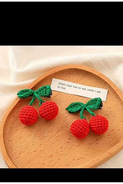 EMKSHOP 2-Pack Cherry Buckle Vintage Stylish Children's Cherry Buckles