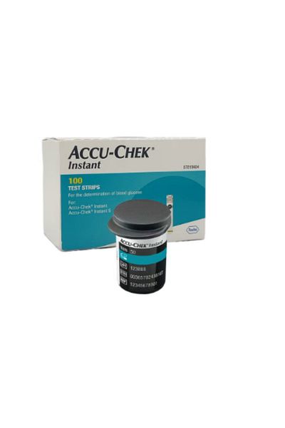 Accu Chek Accu-Chek Instant Blood Glucose Test Strips 100 Count