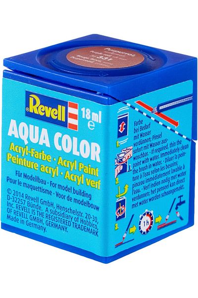 REVELL - Water Based Model Paint Purple Red Silk 18 ml (36331)