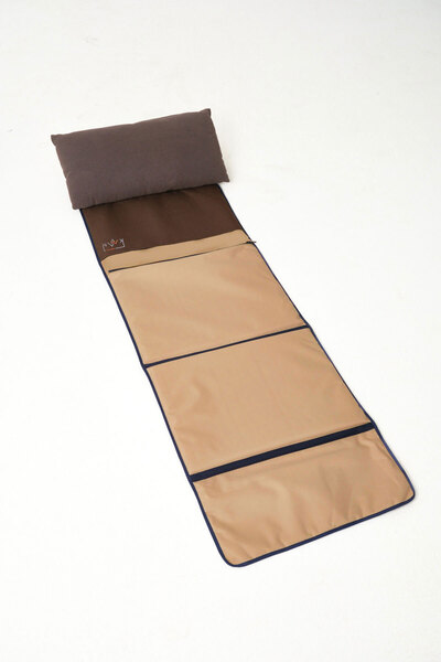 Kevin TayaMat, Katlanabilir Sırt Dayamalı Oturma Dinlenme Matı & Minderi