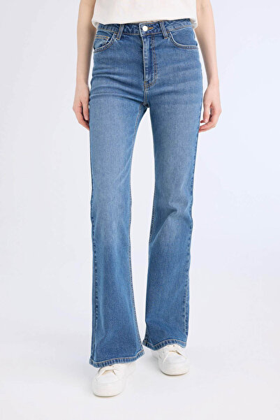 DeFacto Niebieskie damskie dżinsy D6640AX/NM28