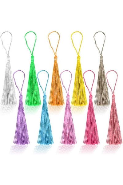 STOREMAX Sbl Winky Tassel Silky Handmade Soft Handcrafted Mini Tassels Bookmark Tassels 2
