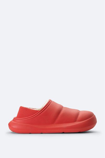 Avva Men's Red Furry Inside Comfortable Fit Eva Slippers A32Y8300