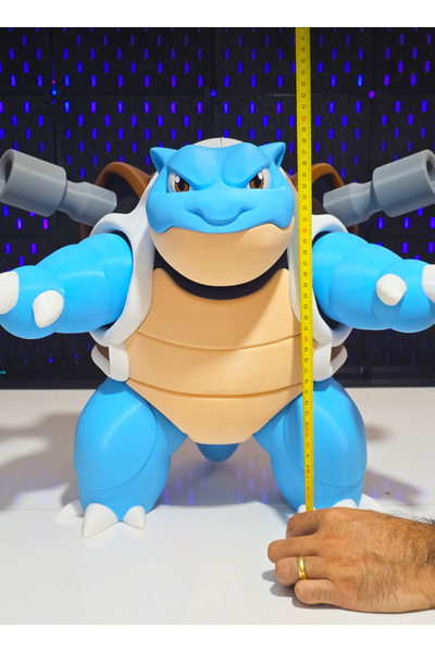 Suelo Butik DEV BOY! Pokemon Blastoise Figürü 40 Cm Boyutunda Pokemon Figür O...