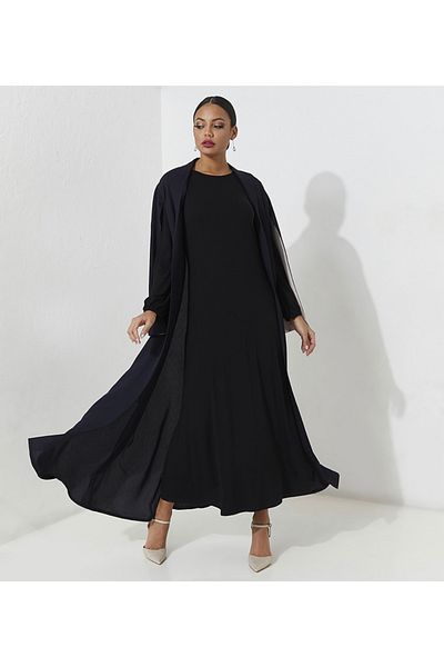 Rosette Abaya Navy Royal