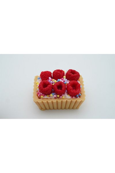 KASH "Handmade Raspberry Tart Soap – Special Design with Natural and Mis Scent" Rectangular