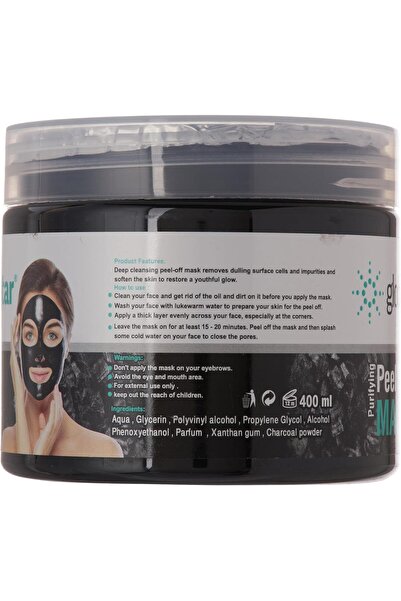Globalstar Charcoal Face Mask 400ml by Global Star, for Oily Skin