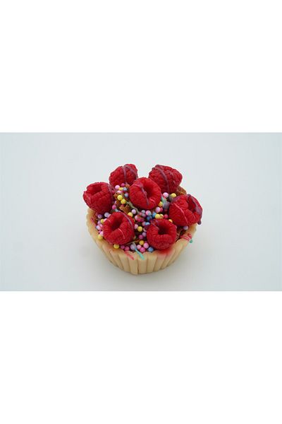 KASH "Handmade Raspberry Tart Soap – Special Design with Natural and Mis Scent" Round