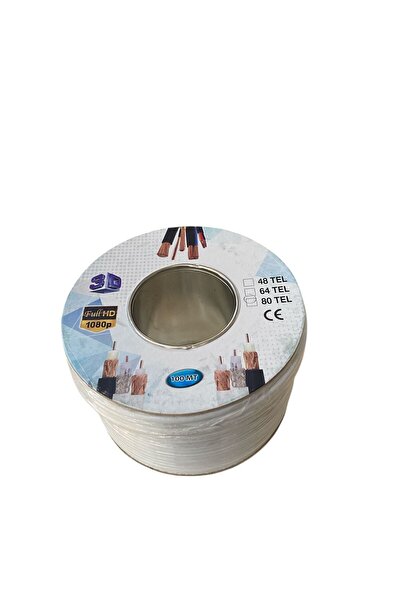 EYEPC 100mt 100 Metre 100m Rg6 U6 Rg6-u6 Çanak Anten Uydu Sistem Kablosu