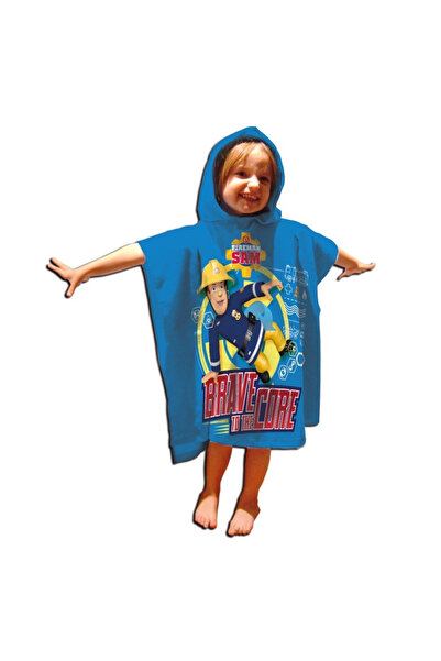 Fireman Sam Πετσέτα με κουκούλα Fireman Sam 60 X 120 CM Universal Πολύχρωμη