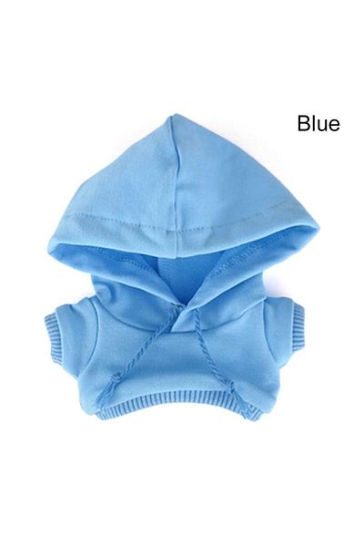Choice Blue Handmade Hoodies Fashion Clothes For 1/12 BJD Dolls Top For 10cm Cotton Dolls Sweatshirt Outfit