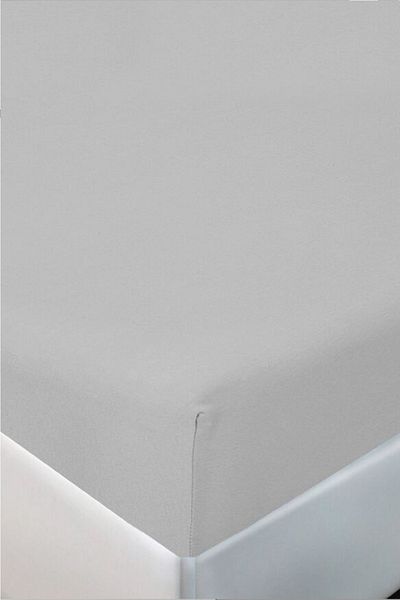 Evony Elastic Stretch Oversized Towel Sheet 180X200 cm Color Very Light Gray