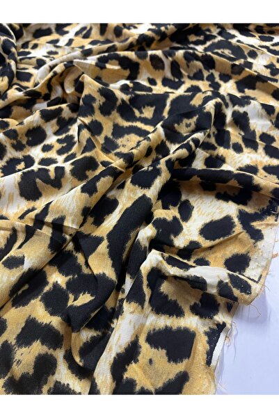 Kumaş sever ليوبارد منقوشة القطن الخالص فسكوزي النسيج زهرة ديزي غصين بوش منقو...