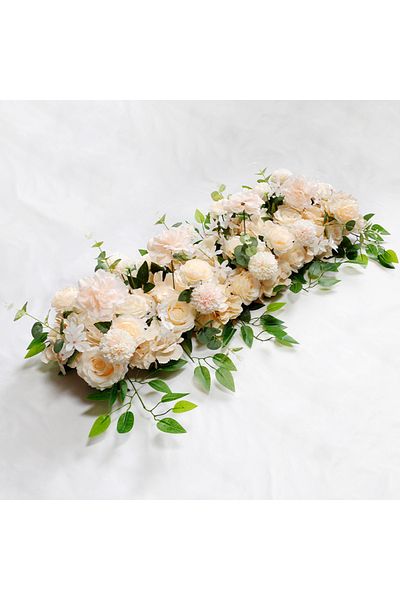 Choice 100cm Champagne 100cm DIY Wedding Flower Wall Decoration Arrangement Supplies Silk Peonies Rose Arti