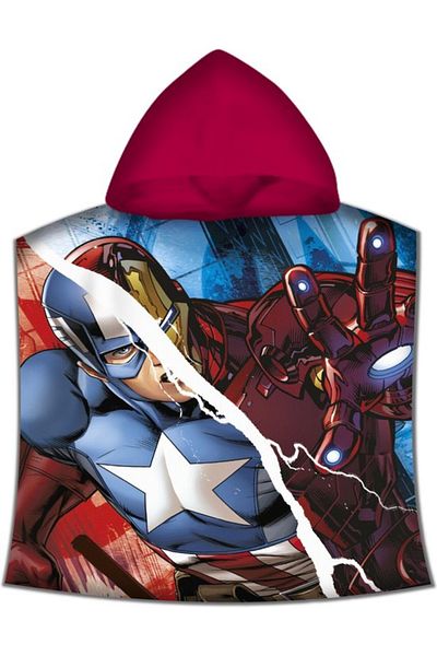 AVENGERS Prosop poncho Marvel Avengers 60 X 120 CM Universala Multicolor