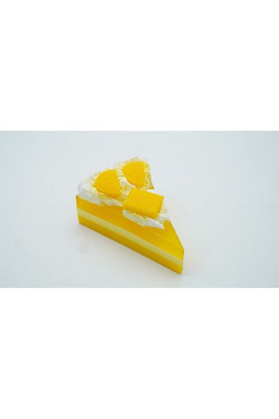 KASH Vegan and Natural Handmade Lemon Flavored Cheesecake Soap |   Skin-Friendly, Realistic Design