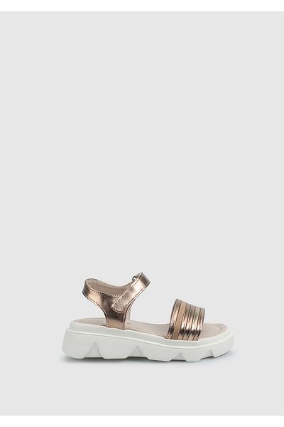 Kiddo Gold Girl's Flat Sandals