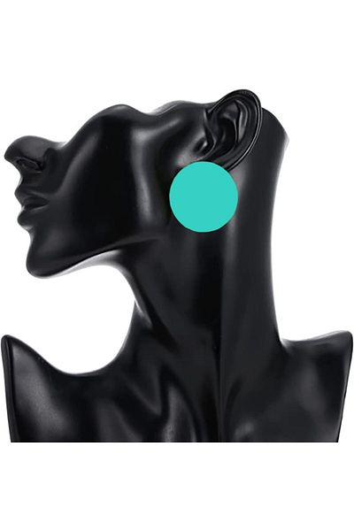 SIC MODA Round Turquoise Earrings Sic Moda 4387E