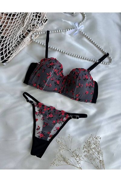 SİLVER MİRROR Costum sutien Lotus fără suport