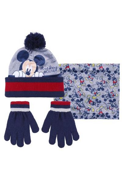 Mickey Mouse Set caciula-fular-manusi Mickey Mouse, Masura unica