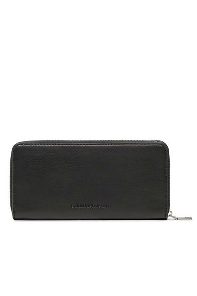 Calvin Klein Portofel Mare de Dama Sculpted Zip Around Pipping K60K610348
