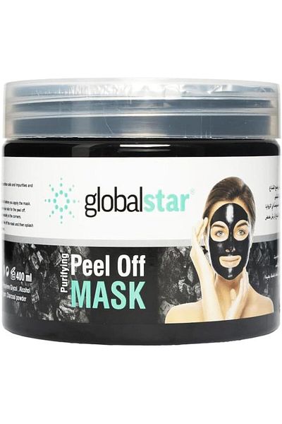 Globalstar Charcoal Face Mask 400ml by Global Star, for Oily Skin