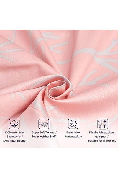 STOREMAX Ezg Queen Size Satin Duvet Cover Set Pink Ezsnshop 1065757