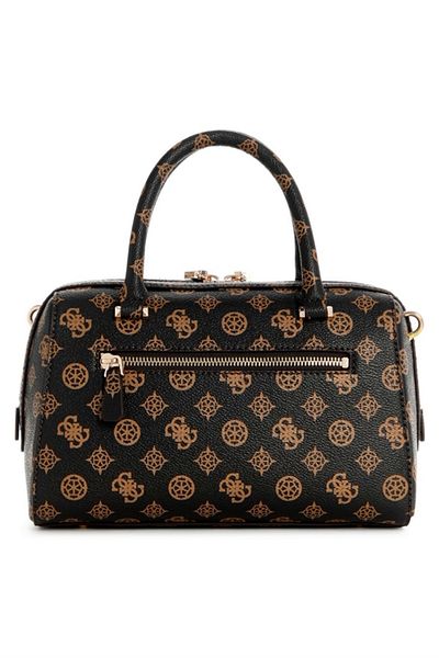 Guess Geanta dama Guess Nelka Box Satchel Mocha PG930705
