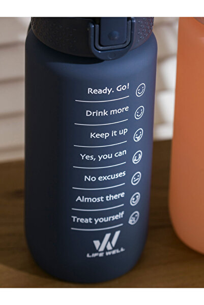 LC Waikiki Lcw Accessories Mixed Printed Motivational Water Bottle 650 ml (This Product Does Not Allow Color Selection.)