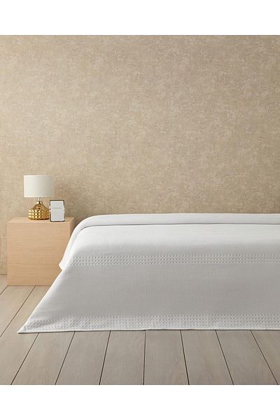 STOREMAX Ezg Home Almina Cotton Double Pique White Ezsnshop 1065757