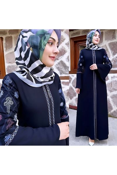 sümeyra Broderie safir procesare wolan ferace