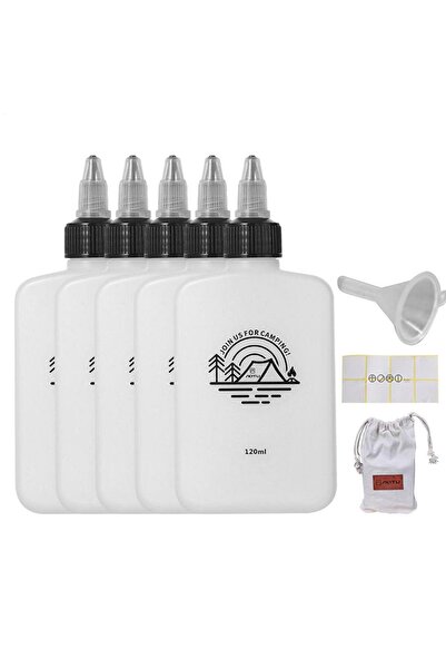 Choice 5pcs set 120ml Camping Seasoning Bottle Oil Dispenser Bottle HDPE Cond...