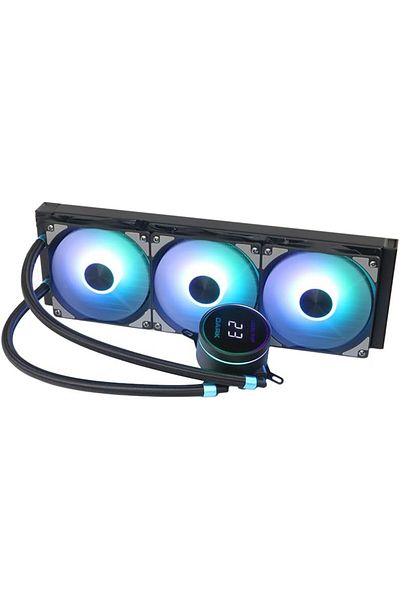 Mu Art Ahşap Mrt Freezer W362 2025 Edition 360mm 3X12Cm Argb Led Fan + Pump with Temperature Display, 300W Tdp,