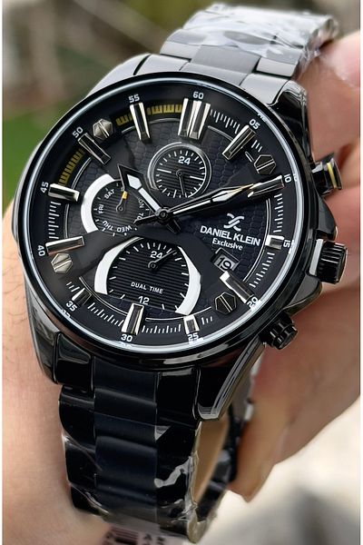 Daniel Klein Premium Men's Wristwatch 3 Atm Waterproof Stainless Steel Band