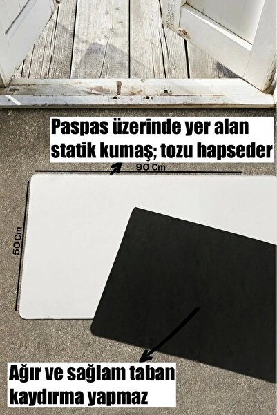 Valerine Life isme Kişiye Firmaya Özel Gri Dijital Baskılı Hoş Geldiniz Dükkan Önü İşyeri Kapı Önü Paspası 50x90cm