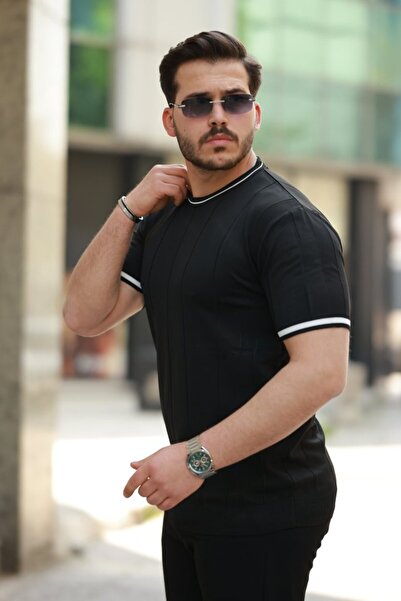 Modayakamoz Nova sezonska muška okrugla kragna linija Sa deznom Sa rebrastim ...