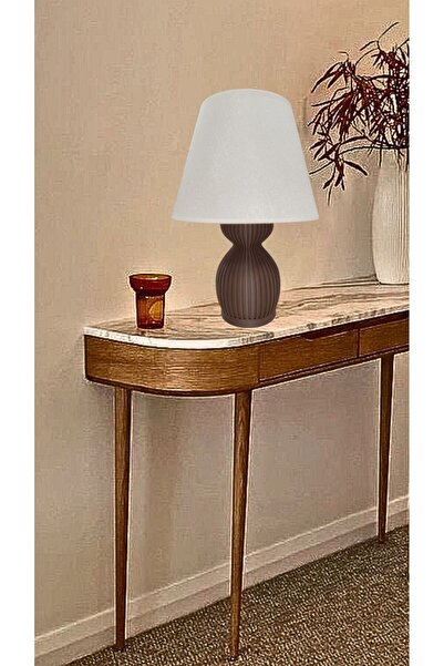 decory Pera Brown Design Body Fabric Headboard Modern Lampshade