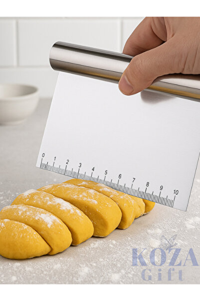 keyfisepet en keyifli sepet Ölçülü Paslanmaz Lüks Çelik Hamur Kesme Aparatı Ç...