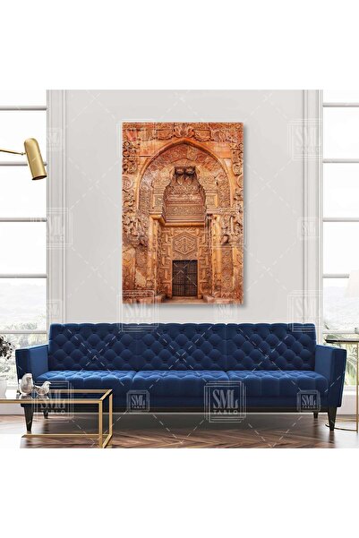 SML TABLO Sivas Divriği Darüşşifa Kapısı Dikey Kanvas Tablo