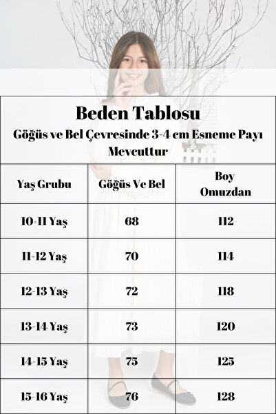 Asortix Kız Çocuk Uzun Boydan Pliseli Şifon Tesettür Elbise-11 Yaş-12 Yaş-13 Yaş-14 Yaş-15 Yaş-16 Yaş