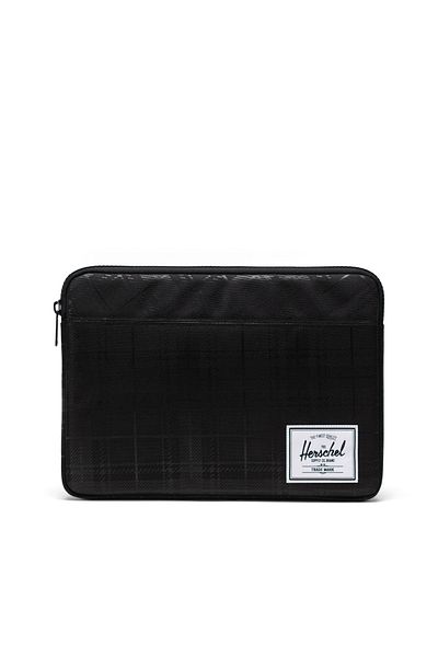 Herschel Supply Co. حافظة هيرشل أنكور 13 بوصة للكمبيوتر المحمول ماك بوك اللوحي منقوشة باللون الأسود