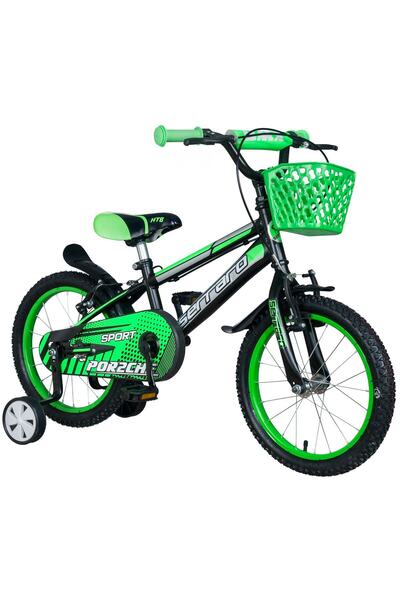 Serraro 16 Jant Çocuk Bisikleti Yantekerli Yeşil Sport Full