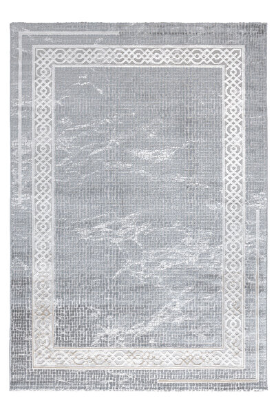 PUKA Toronto Gri Halı Yumuşak Oturma Odası Salon Çocuk Odası Mutfak Halısı J0064