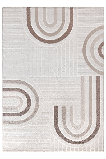 PUKA Romanya Beyaz Bej Halı Modern Dokuma Halı Yumuşak Oturma Odası Salon Çoc...