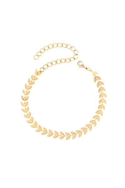 SIC MODA Bratara cu frunze aurii INOX Sic Moda 5455B
