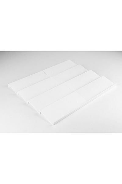 color house 8 Pieces In-Drawer Spice Rack Organizer Stand Kitchen Cabinet Organizer (White Color) Z305