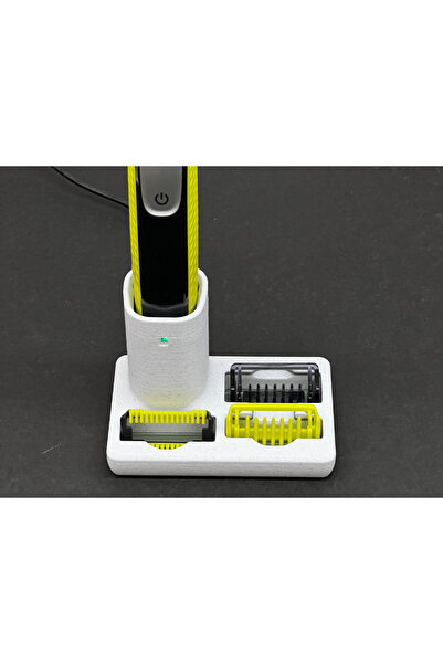 Morpiko Traş Makinesi- OneBlade Stand , Beyaz , Tezgah Üstü Stand (Makine ve ...
